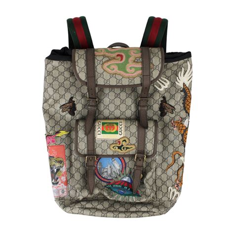 cheap gucci backpack embroidery|gucci personalization.